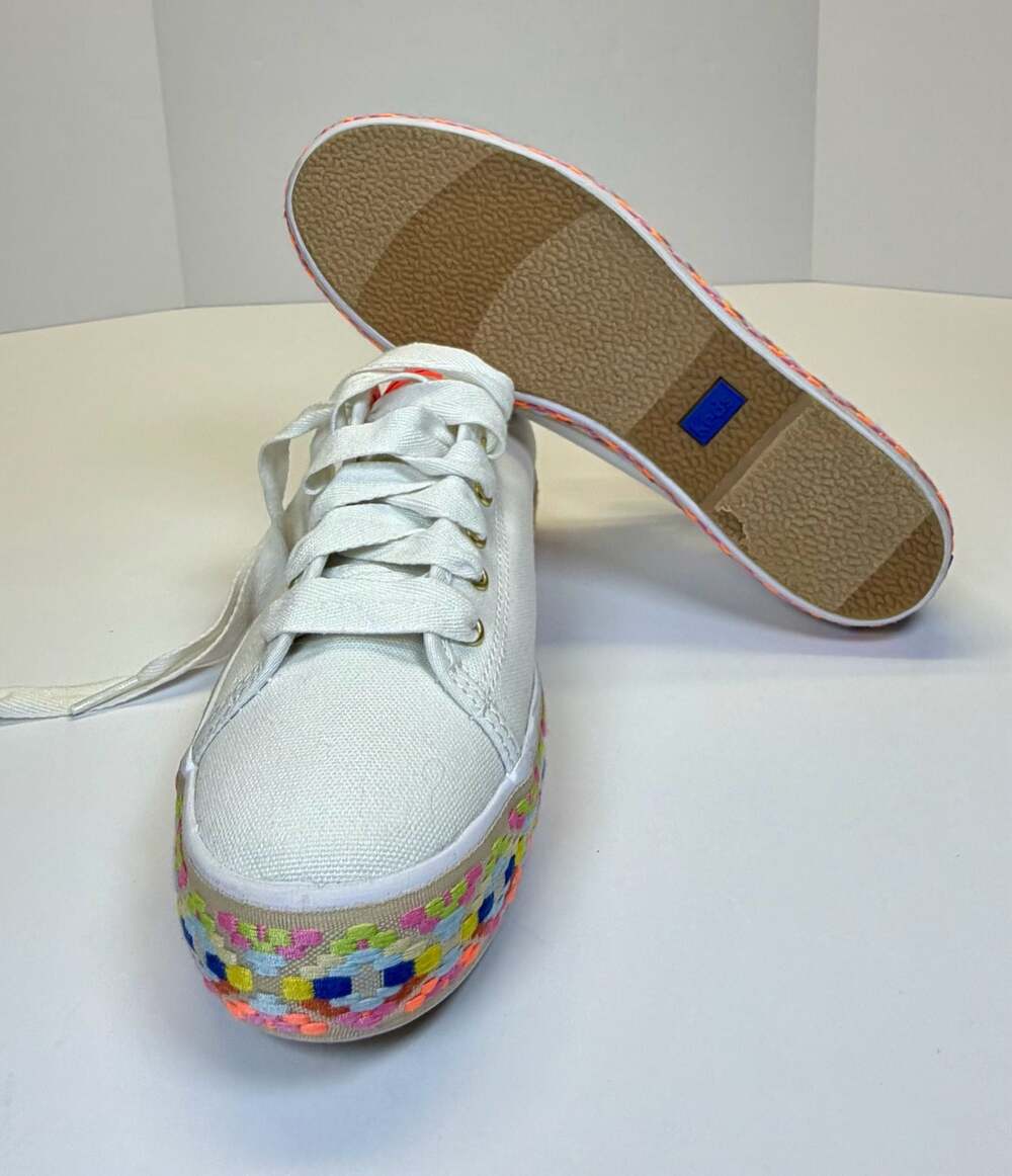 Keds Triple Kick Embroidered Foxing Platform Sneakers Women's Size 7.5 - Picture 6 of 16